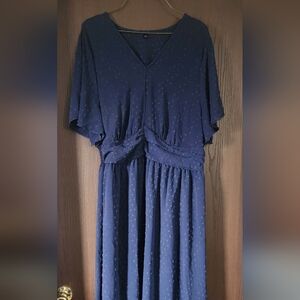 Elegant Navy Blue Dress